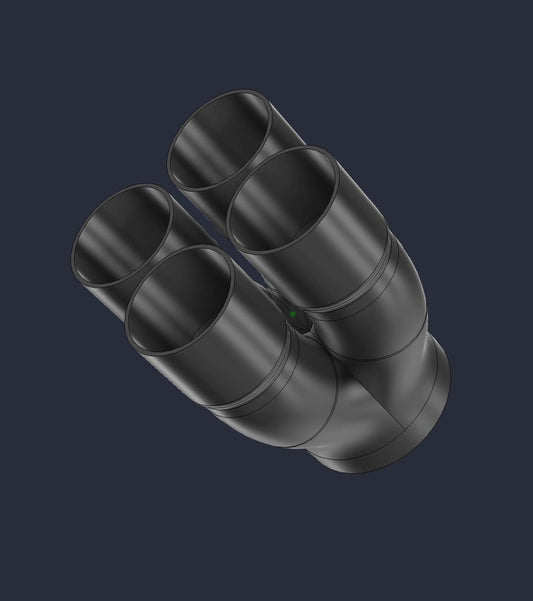 Custom Merge Collector CAD preview