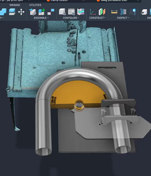 TP U-Bend Locator for Centurial band saw jigs — cover demo