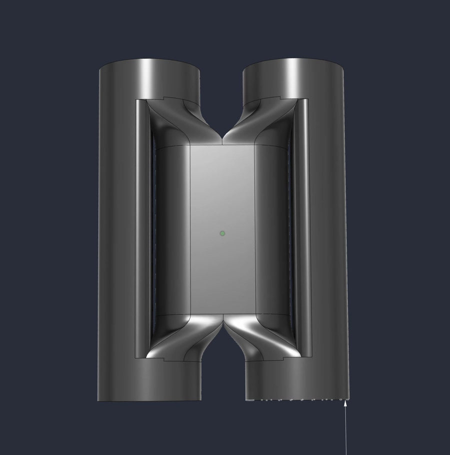 Custom Z-Pipe CAD preview